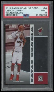2019-20 Donruss Optic #20 LeBron James Winner Stays PSA 9 - Bild 1 von 2