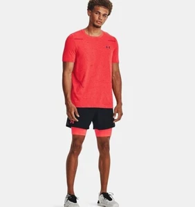 Under Armour Elevated Woven 2-in-1 Men's Running Shorts, Black - S - Picture 1 of 4