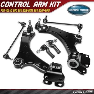 6Pcs Front Side Control Arm Kit for Volvo S60 2011 2013-2015 S80 2007-2015 V60 - Picture 1 of 10
