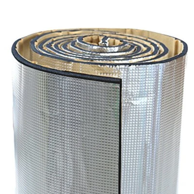 Alfombrilla térmica de aislamiento de motor para capó de coche de 10 mm insonorizada protector contra cortafuegos almohadilla de ruido Foto 1 de 4