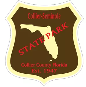 Collier-Seminole Florida State Park Aufkleber R6704 SIE WÄHLEN DIE GRÖSSE - Bild 1 von 1
