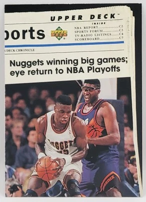 93-94 Upper Deck SE (Team Headlines) Dikembe Mutombo HOF (Denver Nuggets) #205 - Image 1 of 2