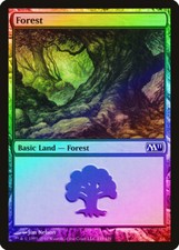 Forest (249) FOIL Magic 2011 / M11 NM Basic Land MAGIC GATHERING CARD ABUGames