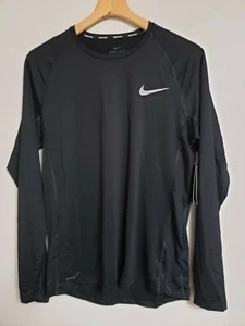 Nike Pro Dri-Fit Sz XL Long Sleeve Training Top Slim Fit Baselayer DQ6211-010 - Picture 1 of 2