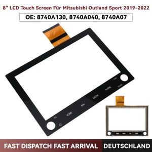 Radio NAV 8" Pantalla Táctil Digitalizador para MITSUBISHI Outlander 2020-2022 2 perillas DE - Imagen 1 de 7