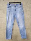 Universal Thread Womens Pants 31R Size 12 Blue Faded