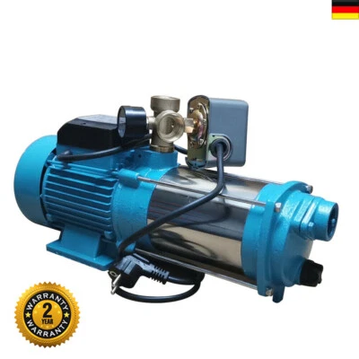 NEW 1300W bomba centrífuga planta de agua doméstica con interruptor automático interruptor de presión MC-6SA - Imagen 1 de 4