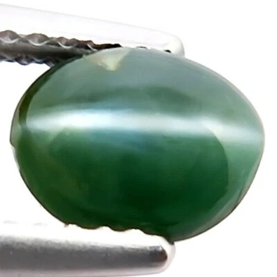 1.80ct FANTÁSTICA RARA SIN CALENTAR NATURAL MEJOR ALEJANDRITA OJO DE GATO ¡PIEDRA PRECIOSA OVALADA! Foto 1 de 4