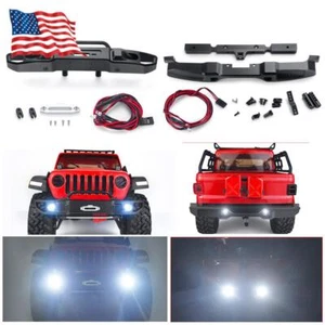 Lámpara de parachoques delantera y trasera de metal para coche sobre orugas 1:10 RC axial SCX10III AX103007 - Imagen 1 de 37