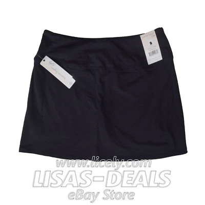 Nueva Falda Corta Mujer Nanette Lepore Play Active Ajustada Denim Negra M XXL  Foto 1 de 4