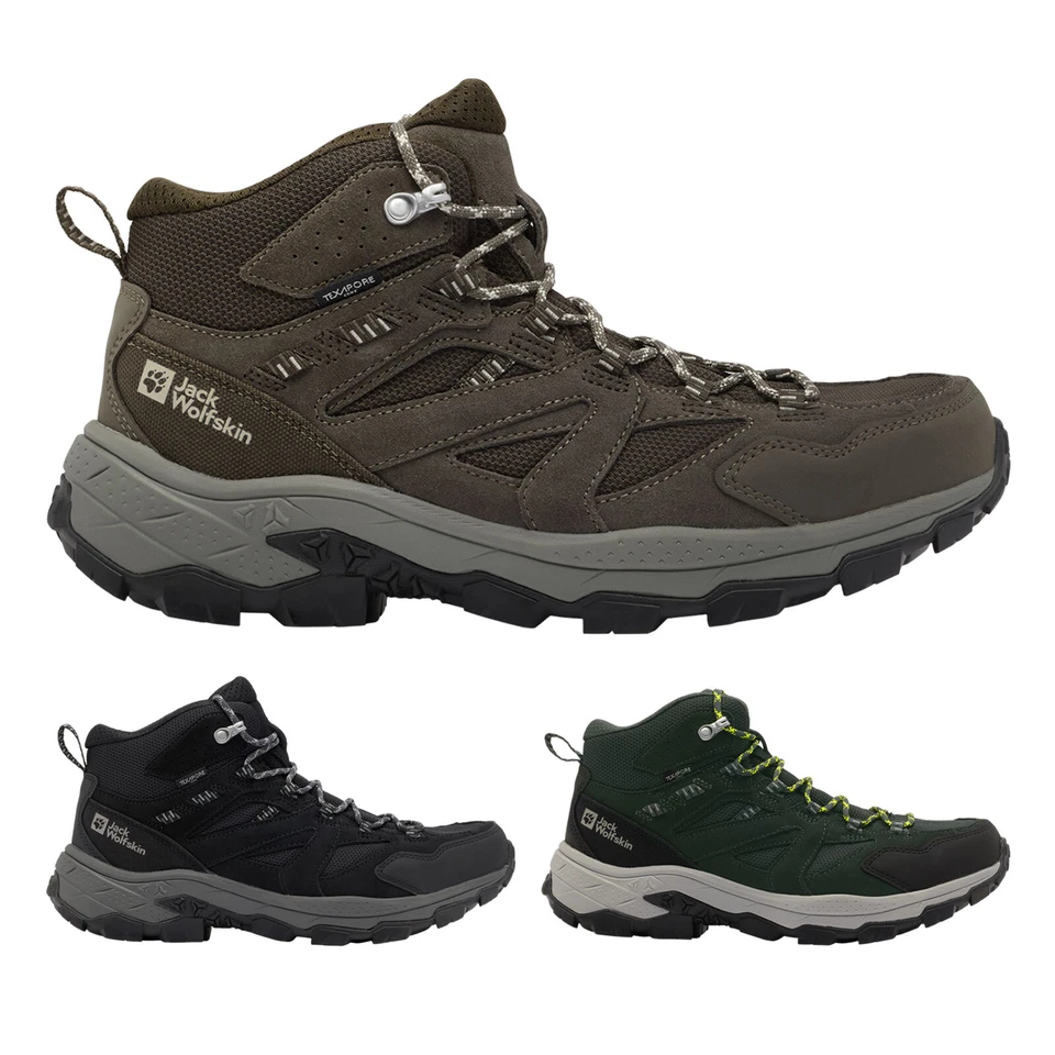 Jack Wolfskin Herren Outdoorschuhe Wanderschuhe Vojo Tour Texapore Mid M