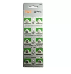 10x Pila Batteria bottone 1,5V AG4 376 SR626SW G4A LR626 LR66 L626 177 377A 1.5v - Imagen 1 de 1