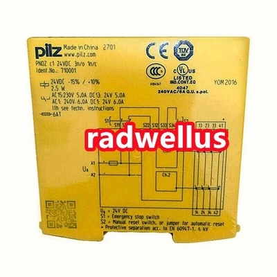 Pilz PNOZ C1 710001 Safety Relay PNOZ C1 710001 PLC PNOZ C1 710001 - Image 1 of 3