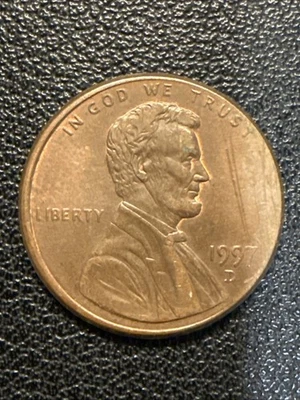 1994 Penny Errors No Mint Mark, Struck Off Center - Image 1 of 2