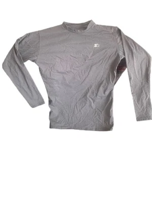 Pre Owned 女式 Star 初学者 Dri Star 长袖 T 恤 Lg 灰色运动服时尚 — 第 1/4 张图片