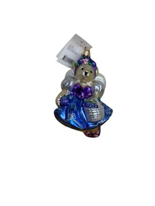 1998 CHRISTOPHER RADKO MUFFY VANDER BEAR PLUM FAIRY 98-NAB-03 6" ORNAMENT - Picture 1 of 8