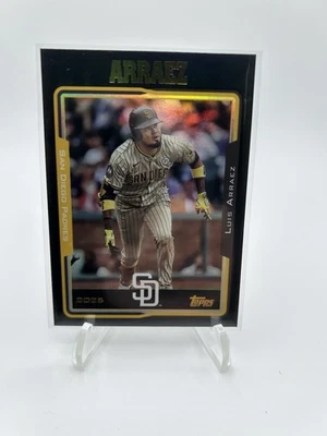 2025 Topps Archives Luis Arraez Black Foil Retail Exclusive San Diego Padres - Image 1 of 2