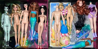 Disney Collector Maleficent & Aurora & 100 Years of Wonder Tinker Bell Dolls - Image 1 of 4