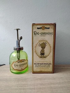 Harry Potter De-Gnoming Spray Bottle Burrow Magical Litjoy NEW Green Glass W/Box - Picture 1 of 12