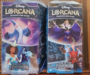 Lorcana Rise of the Floodborn Starter Deck Set de 2 Disney - Imagen 1 de 2