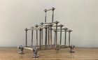 Silver Plated Toast Rack Based on a Design by Christopher Dresser, Late 19th C