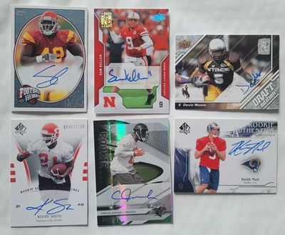 Upper Deck Football Auto And Memorabilia Lot (2000-2009) - Image 1 of 4