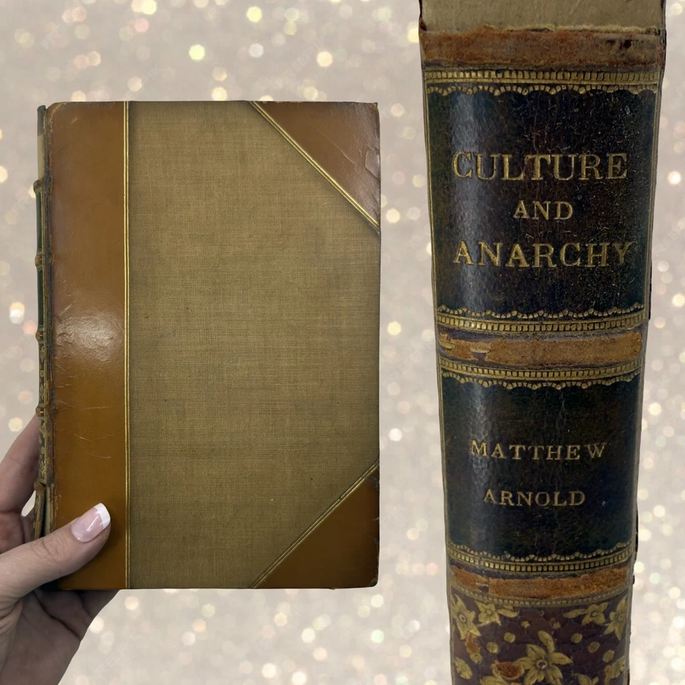1869 1st Edition ✨ Ex Libris RODMAN WANAMAKER ✨ CULTURE & ANARCHY Matthew Arnold - Image 1 of 4