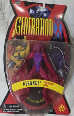 Figura de acción Toy Biz Marvel Comics Generación X Penace Garra Cortando Foto 1 de 2