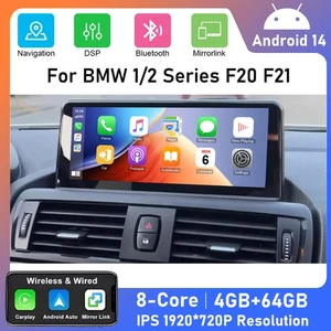 Android 14 Autoradio, 4+64GB, GPS, Apple CarPlay kompatibel für BMW 1er F20/F21 - Bild 1 von 16