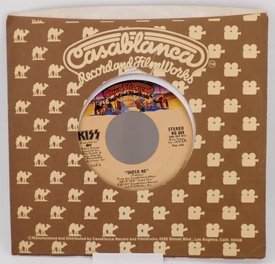 KISS~ ACE FREHLEY  Shock Me/ Christine Sixteen 45, 7" w/sleeve  SINGLE 45-14 - Image 1 of 4