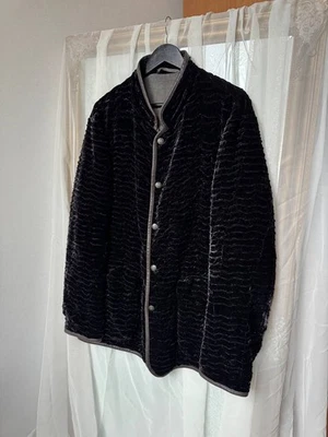 Chaqueta de Terciopelo Cuello Mao Pasarela Hombre Giorgio Armani RARA Foto 1 de 4