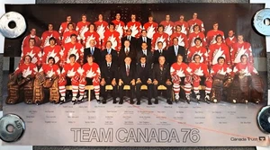 1976 Team Canada Poster, Bobby orr, Bobby Clarke, Bobby Hull, Guy Lafleur, etc. - Picture 1 of 6