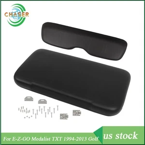 For E-Z-GO Medalist TXT 1994-2013 Golf Cart Front Seat Cushion W/ Hardware Black - Bild 1 von 14