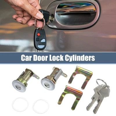 1 juego 5070004 cilindro de bloqueo de puerta de coche con llaves para Dodge B100 D150 250 350 W100 W200 Foto 1 de 4
