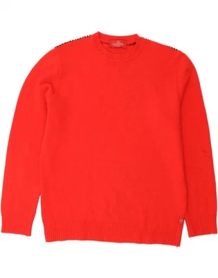VALENTINO Mens Crew Neck Jumper Sweater XL Red Wool DE54 - Image 1 of 4