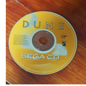 Virgin Games Dune Sega CD Game Disc 1993 Strategy Video Game Series Classic