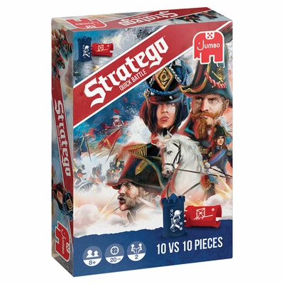 Jumbo Spiele Stratego Quick Battle Strategiespiel Gesellschaftsspiel ab 8 Jahren - Bild 1 von 4