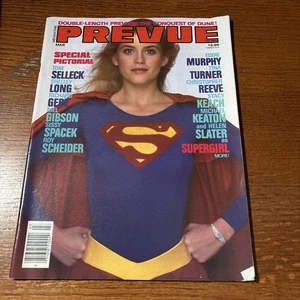 VTG 1985 Mediascene Prevue Mag 58 Special Pictorial: Supergirl Helen Slater - Picture 1 of 9