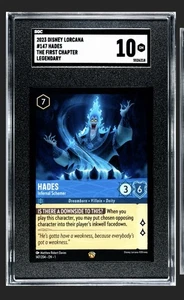 HADES INFERNAL SCHEMER 2023 DISNEY LORCANA LEGENDARY 147/204 SGC 10 - Picture 1 of 2