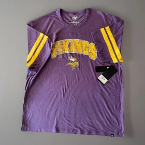 T-Shirt Marke Minnesota Vikings 47 Größe L neu mit Etikett UVP 55 $ - Bild 1 von 3