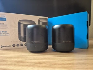 Anker Bluetooth TWO Speakers Soundcore Mini 2 - Picture 1 of 12