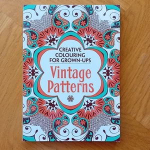 Vintage Patterns -Creative Colouring Book For Grown-Ups - Picture 1 of 12