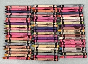 Vintage Retired Crayola Crayon Lot Indian Red Thistle Dandelion Color ‘N Smell - Picture 1 of 8