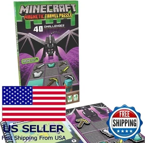 Minecraft Rompecabezas de Viaje Magnético Juego de Lógica y Juguete STEM para Niños 8+ - Imagen 1 de 7