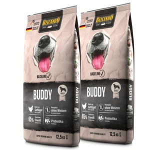 2 x 12,5 kg Belcando Buddy Trockenfutter für ausgewachsene Hunde normale aktiv - Bild 1 von 3