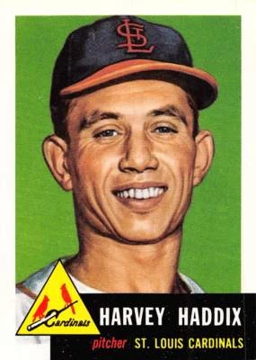 1991 Topps Archives #273 Harvey Haddix 1953 St. Louis Cardinals - Image 1 of 3