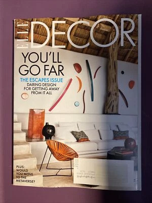 NEW Elle Decor Magazine Winter 2023 You'll Go Far The Escapes Issue FREE SHIP US - Image 1 of 2