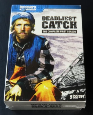 Deadliest Catch The Complete First Season 5 DVD Set 10 Episodes Factory Sealed - Image 1 of 3