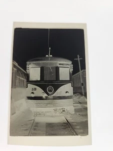 EISENBAHNNEGATIV, PHILADELPHIA SUBURBAN TRANSPORT, 1950, ROTER PFEIL (NN32) - Bild 1 von 1