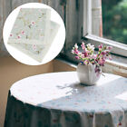  Floral Table Cloth Cotton and Linen Tablecloth Small Round Household